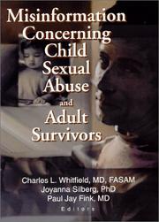 Cover of: Misinformation Concerning Child Sexual Abuse and Adult Survivors (Journal of Child Sexual Abuse) (Journal of Child Sexual Abuse) by 
