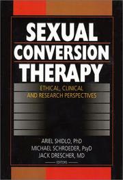 Cover of: Sexual Conversion Therapy by Jack Drescher