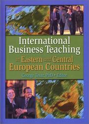 Cover of: International Business Teaching in Eastern and Central European Countries