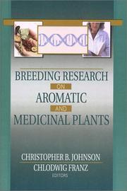 Cover of: Breeding Research on Aromatic and Medicinal Plants | 
