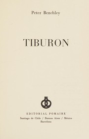 Cover of: Tiburón