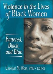 Cover of: Violence in the Lives of Black Women | Carolyn M. West