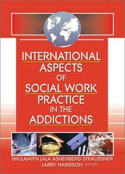 Cover of: International Aspects of Social Work Practice in the Addictions