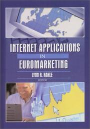Cover of: Internet Applications in Euromarketing (Journal of Euromarketing, Volume 11, Number 2, 2001) (Journal of Euromarketing, Volume 11, Number 2, 2001)