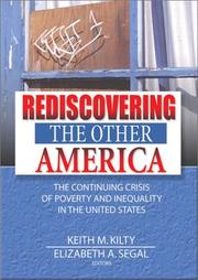 Cover of: Rediscovering the Other America: The Continuing Crisis of Poverty and Inequality in the United States