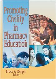 Cover of: Promoting Civility in Pharmacy Education