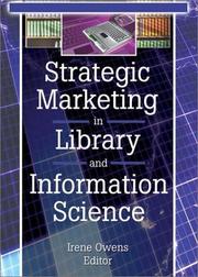 Cover of: Strategic marketing in library and information science