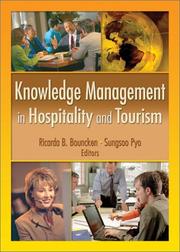 Cover of: Knowledge Management in Hospitality and Tourism