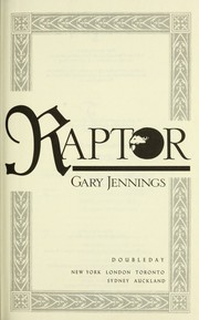 Cover of: Raptor by Gary Jennings, Gary Jennings