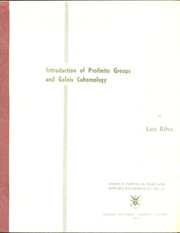 Cover of: Introduction to profinite groups and Galois cohomology.