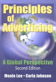 Cover of: Principles Of Advertising: A Global Perspective