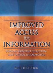 Improved access to information by University of Oklahoma. Libraries. Conference, University of Oklahoma Libraries Conference (2003), Sul H. Lee