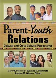 Cover of: Parent-youth Relations: Cultural And Cross-cultural Perspectives