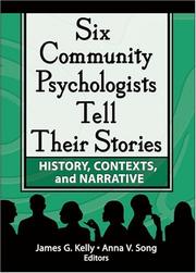 Cover of: Six Community Psychologists Tell Their Stories | 