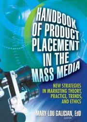 Cover of: Handbook of Product Placement in the Mass Media: New Strategies in Marketing Theory, Practice, Trends, and Ethics
