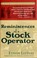 Cover of: Reminiscences of a stock operator