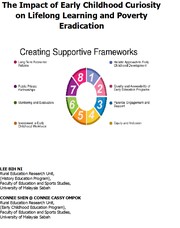 Cover of: The Impact of Early Childhood Curiosity on Lifelong Learning and Poverty Eradication