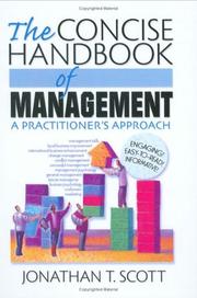 Cover of: The Concise Handbook Of Management | Jonathan Scott
