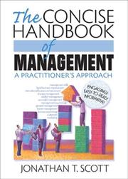 Cover of: The Concise Handbook Of Management by Jonathan Scott