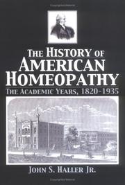 Cover of: The History Of American Homeopathy by John S. Haller Jr.