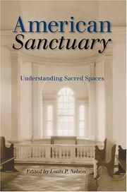 Cover of: American Sanctuary by Louis P. Nelson