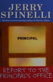Cover of: Report to the Principal's Office by Jerry Spinelli, Jerry Spinelli