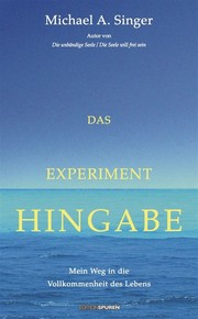 Cover of: Das Experiment Hingabe