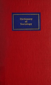 Cover of: Dictionary of sociology