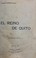 Cover of: El Reino de Quito.