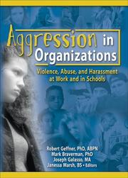 Cover of: Aggression In Organizations by 