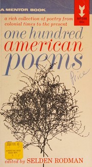 Cover of: 100 American Poems: Masterpieces of Lyric, Epic and Ballads from Colonial Times to the Present