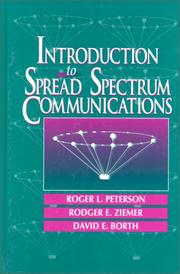 Cover of: Introduction to spread-spectrum communications by Roger L. Peterson