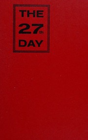 Cover of: THE 27TH DAY by John Mantley, John Mantley