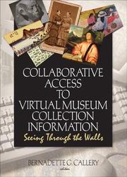 Cover of: Collaborative access to virtual museum collection information: seeing through the walls
