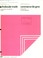 Cover of: Introduction and general review = Introduction et revue générale.