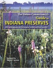 Cover of: The Nature Conservancy's field guide to Indiana preserves by Christopher Jordan