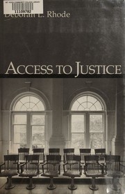 Cover of: Access to Justice