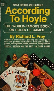 Cover of: According to Hoyle