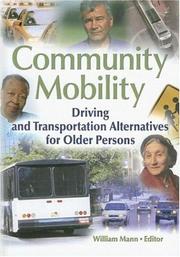Cover of: Community Mobility by William Mann