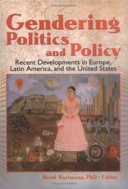 Gendering Politics and Policy by Women's Policy Research Conference 2003