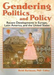 Cover of: Gendering Politics And Policy | Women