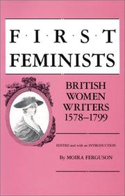 Cover of: First Feminists