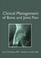 Cover of: Clinical Management of Bone and Joint Pain