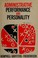 Cover of: Administrative performance and personality