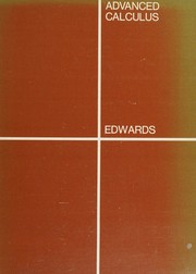 Cover of: Advanced calculus by Harold M. Edwards, Harold M. Edwards