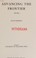 Cover of: Advancing the frontier, 1830-1860 (The civilization of the American Indian)