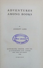 Cover of: Adventures Among Books