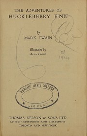 Cover of: The Adventures Of Huckleberry Finn by Mark Twain, Mark Twain