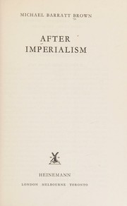 Cover of: After imperialism