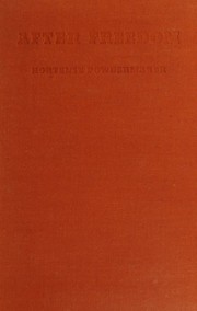 Cover of: After Freedom Studies in American Negro Life by Hortense Powdermaker, Hortense Powdermaker